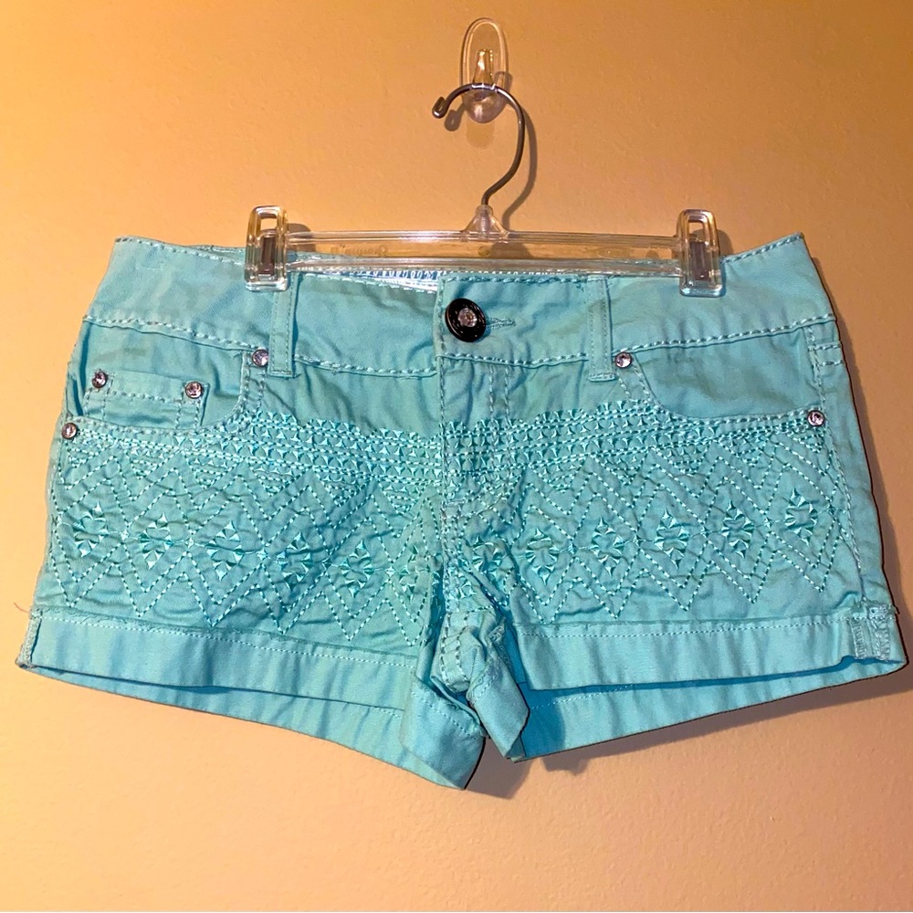Daytrip Capricorn Mint Green Shorts
